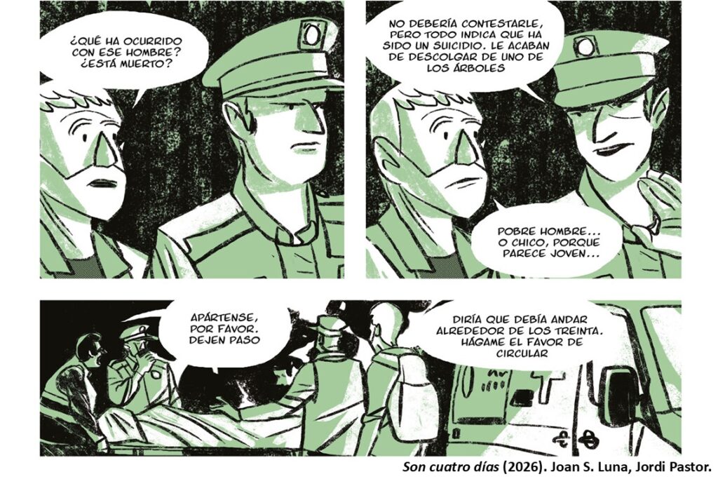 El dolor congelat: trencar el tabú del suïcidi a través de la narrativa gràfica Son cuatro días